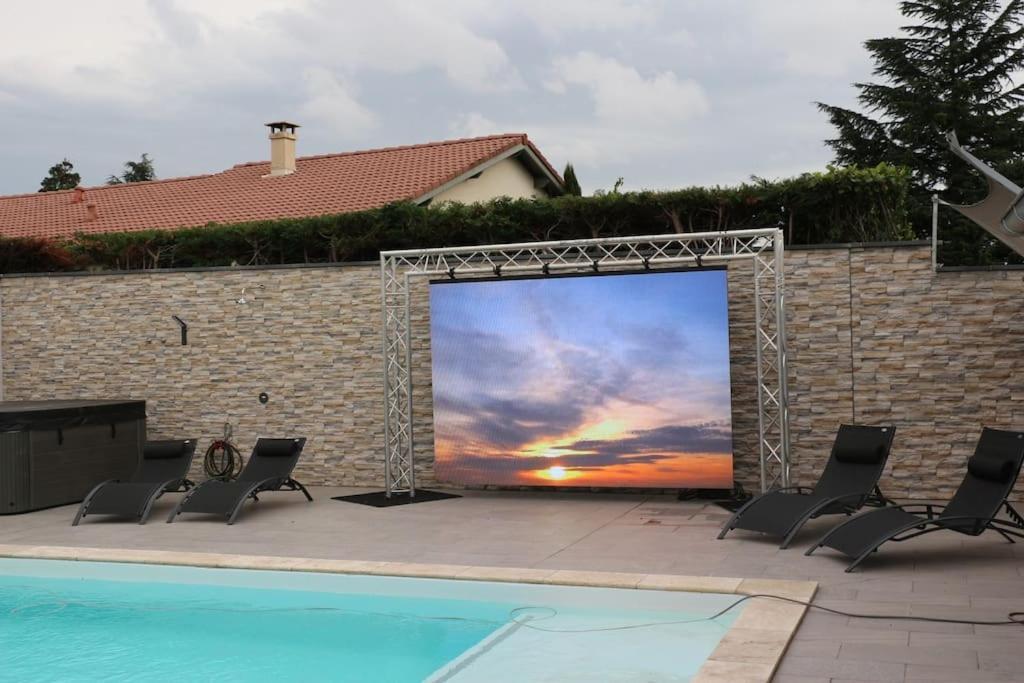 Villa, Piscine, Hammam, Jaccuzi, Proche De Lyon Caluire-et-Cuire Exterior foto